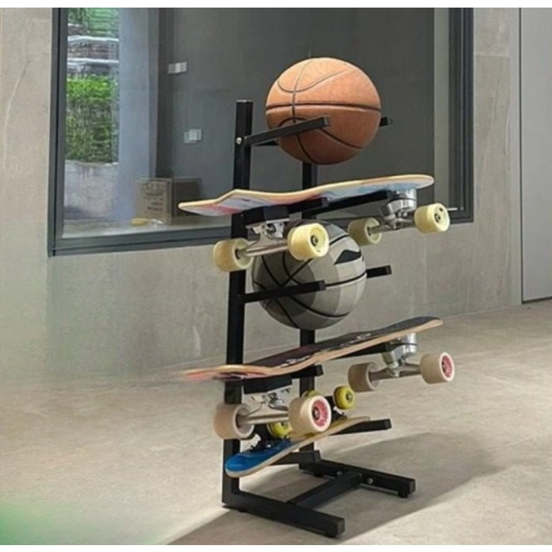 Sports Equipment Rack - Стойка для хранения спортивного инвентаря: интегрированный