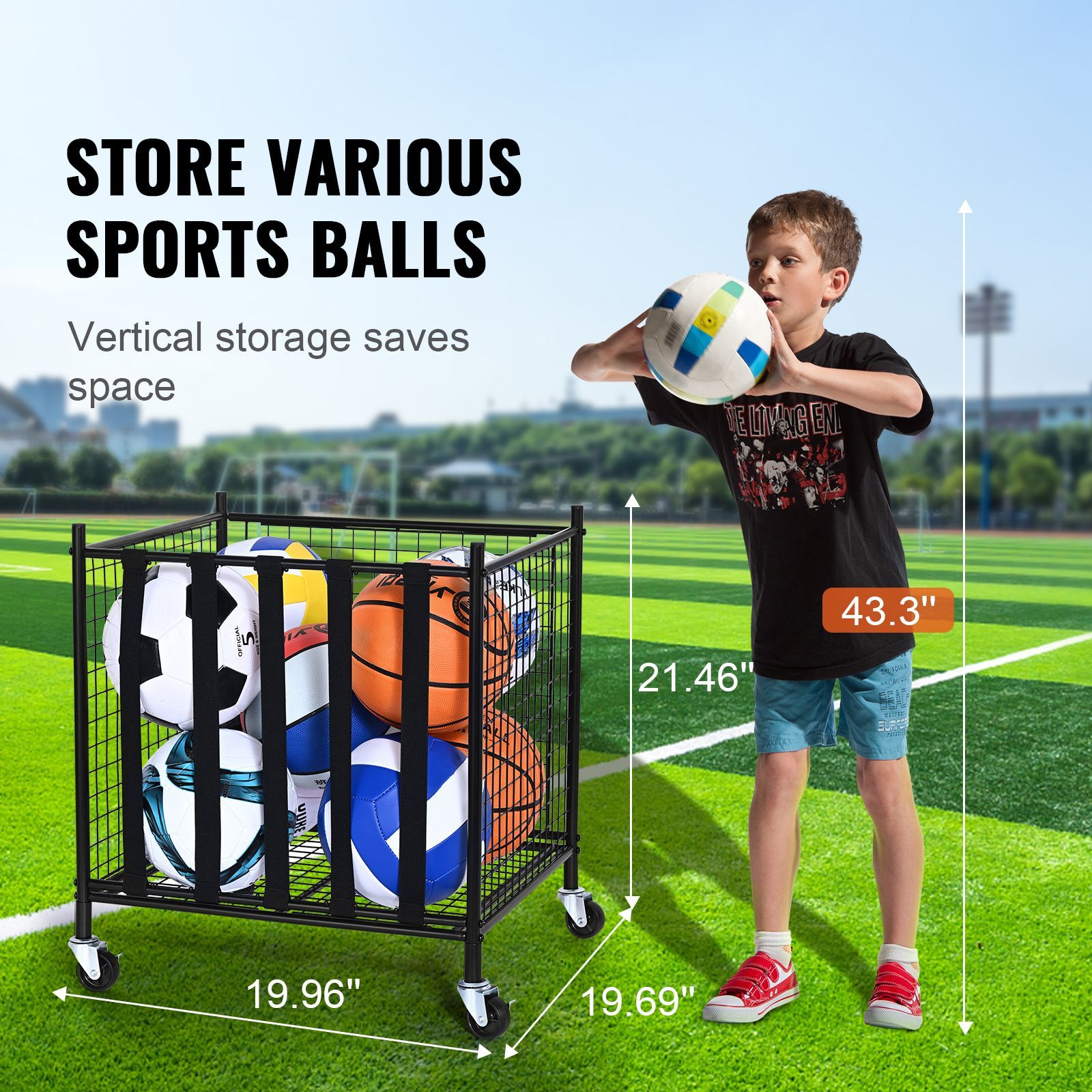 Тележка для хранения спортивны – обзор и цена Sports Equipment Rack