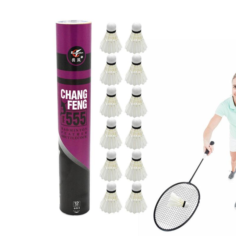 12 шт./партия, бадминтон с бел – обзор и цена Sports Equipment For Badminton