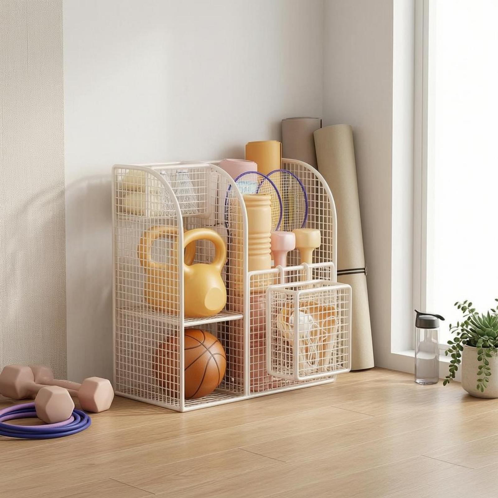 Прочный металлический стеллаж  – обзор и цена Sports Equipment Rack